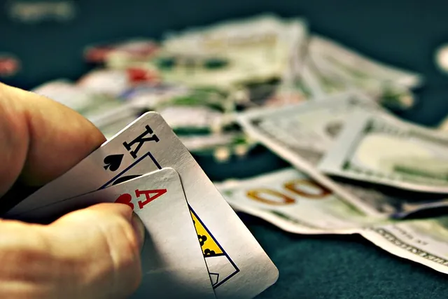 King and ace blackjack hand