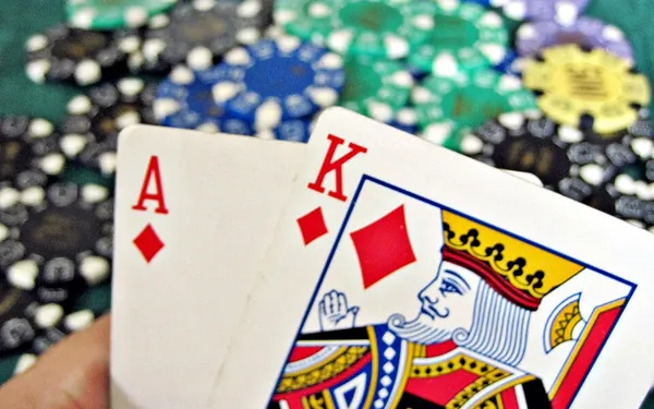 Winning blackjack hand