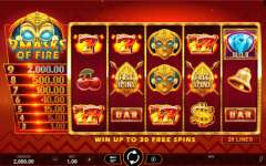 9 Masks of Fire slot screen